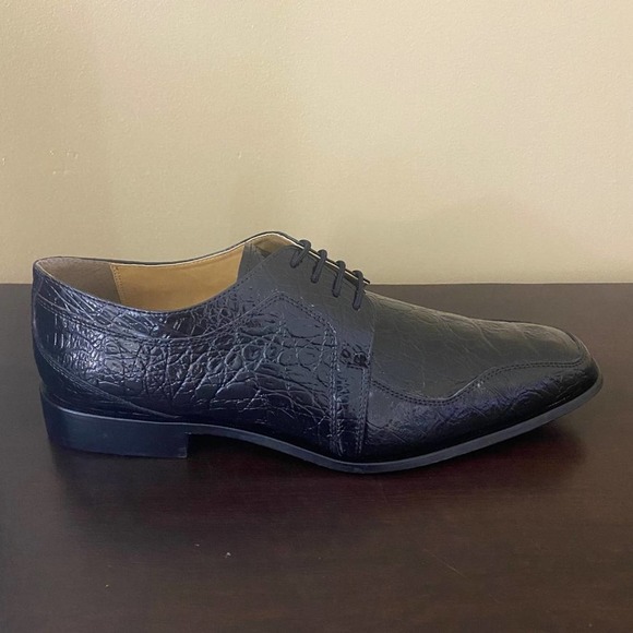Giorgio Brutini Men's Heft Derby Shoes Croco Print - Picture 3 of 7